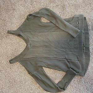 Hollister cold shoulder sweater